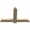 Ekena Millwork Eugene Rough Sawn Timber Gable Bracket, Douglas Fir, 36"W x 23"H x 2"D x 4"F, 15/12 Pitch GBW036X23X0204EUG00RDF - alternate 4